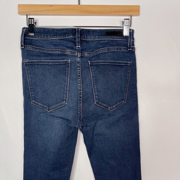 Abercrombie & Fitch Womens 25 / 0 Short Simone High Rise Super Skinny Jeans Dark - Picture 5 of 9